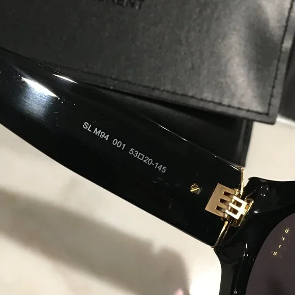 Saint Laurent Black Sunglasses SL M94 - Picture 7 of 9
